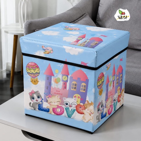 Kids Portable stool + Storage box