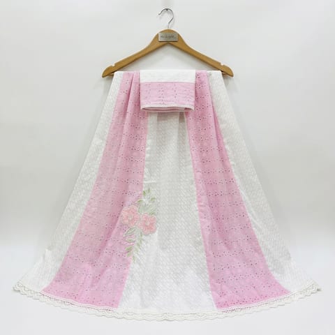 White Pink Hokoba Kali Pattern Rida