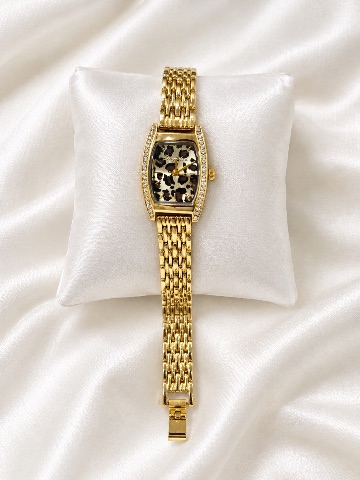 Leopard print watch